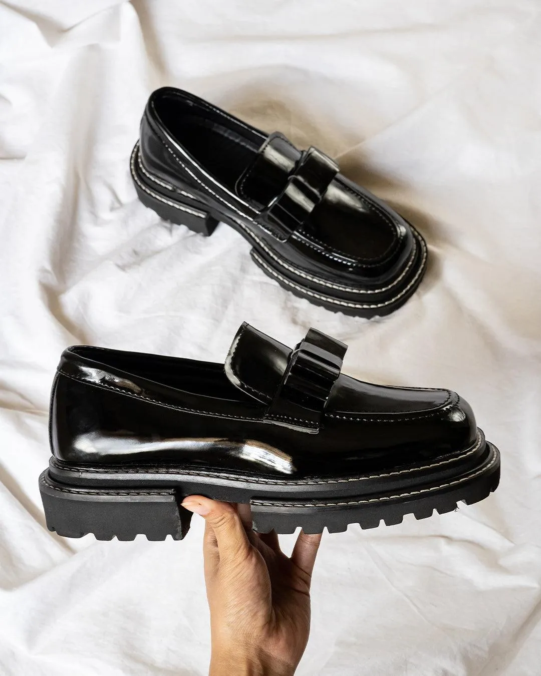 Back To School Bow Platform shoe