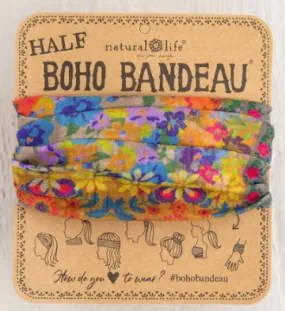 Boho Half Bandeau - Folk Flower