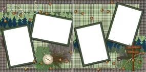 Great Outdoors - Digital Scrapbook Pages - INSTANT DOWNLOAD