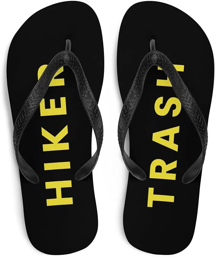 Hiker Trash Flip Flops - Hiking Ultralight Backpacking Unisex Mens Womens Flip Flops for Beach Pool Shower