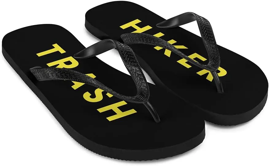 Hiker Trash Flip Flops - Hiking Ultralight Backpacking Unisex Mens Womens Flip Flops for Beach Pool Shower