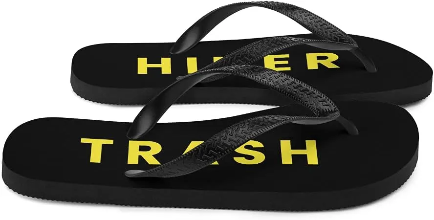 Hiker Trash Flip Flops - Hiking Ultralight Backpacking Unisex Mens Womens Flip Flops for Beach Pool Shower