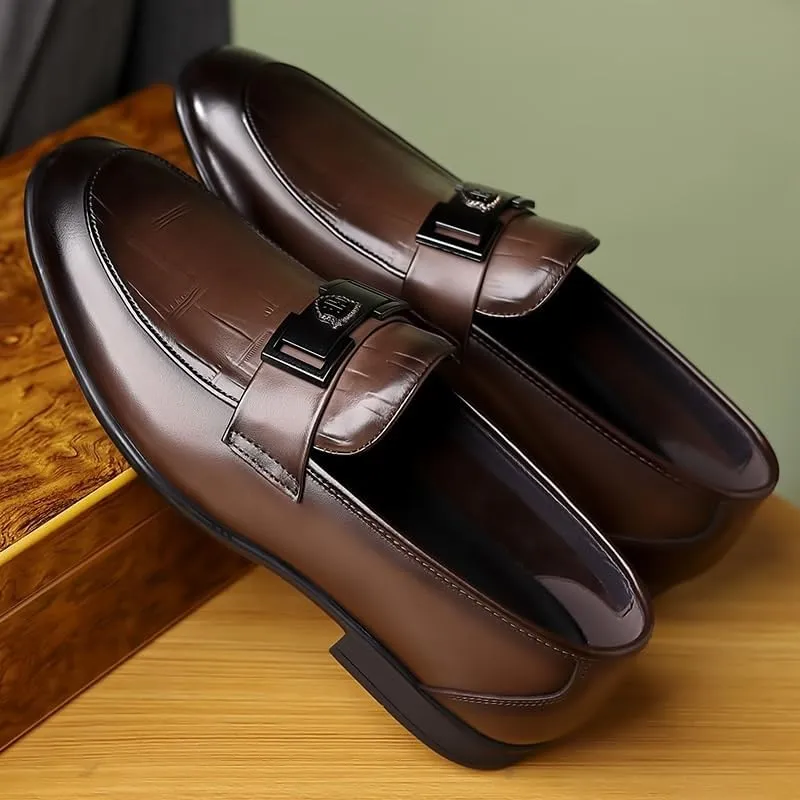 Mens Leather Fashion Oxford Shoes Comfortable Formal Dress Sneaker Lace Up Dress Shoes
