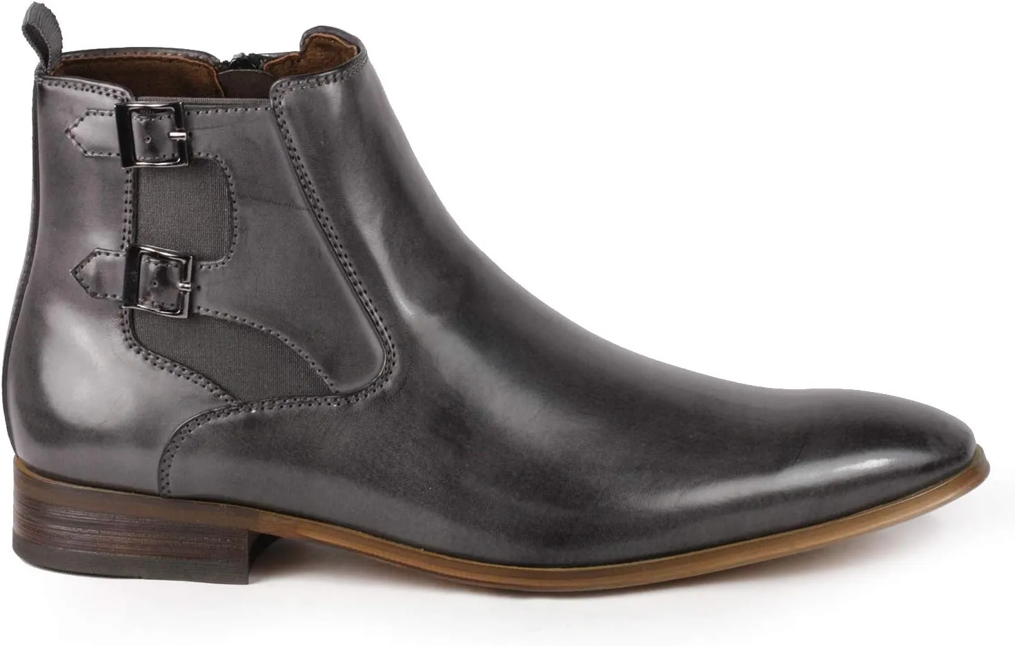Metrocharm MC143 Chukka Monk Strap Ankle Dress Oxford Boot