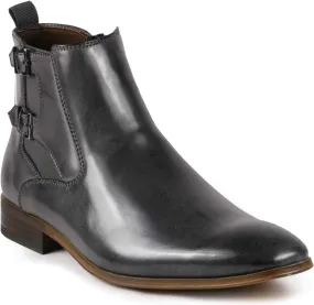 Metrocharm MC143 Chukka Monk Strap Ankle Dress Oxford Boot
