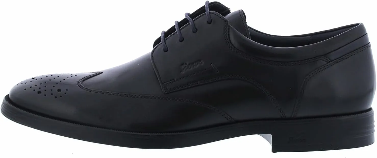 Sioux Men's Derby Oxford Flat, Black, 45.5 EU Weit