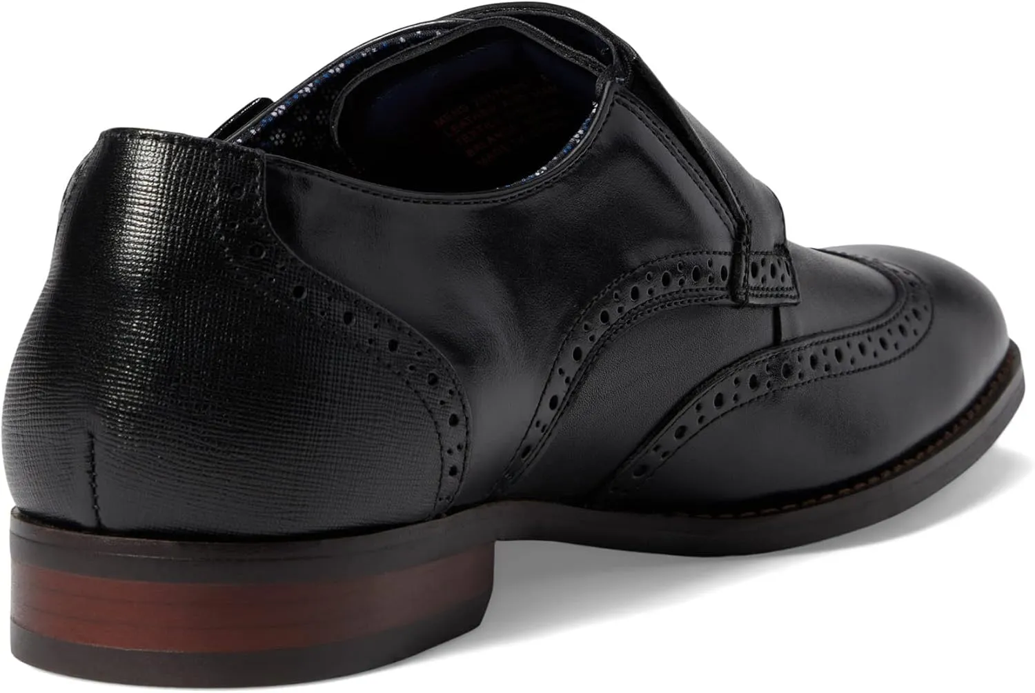 Stacy Adams Men's Karson Wingtip Double Monk Strap Loafer