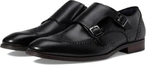Stacy Adams Men's Karson Wingtip Double Monk Strap Loafer